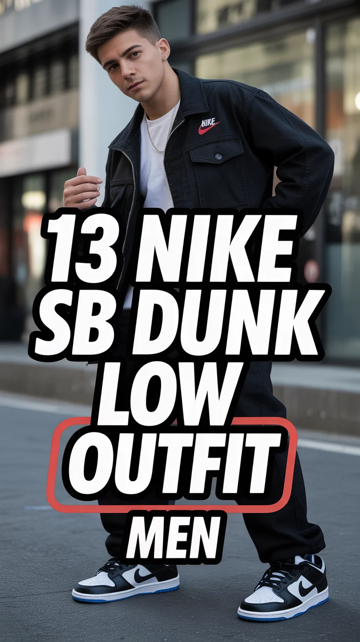 👟 13 Nike Sb Dunk Low Outfit Men
