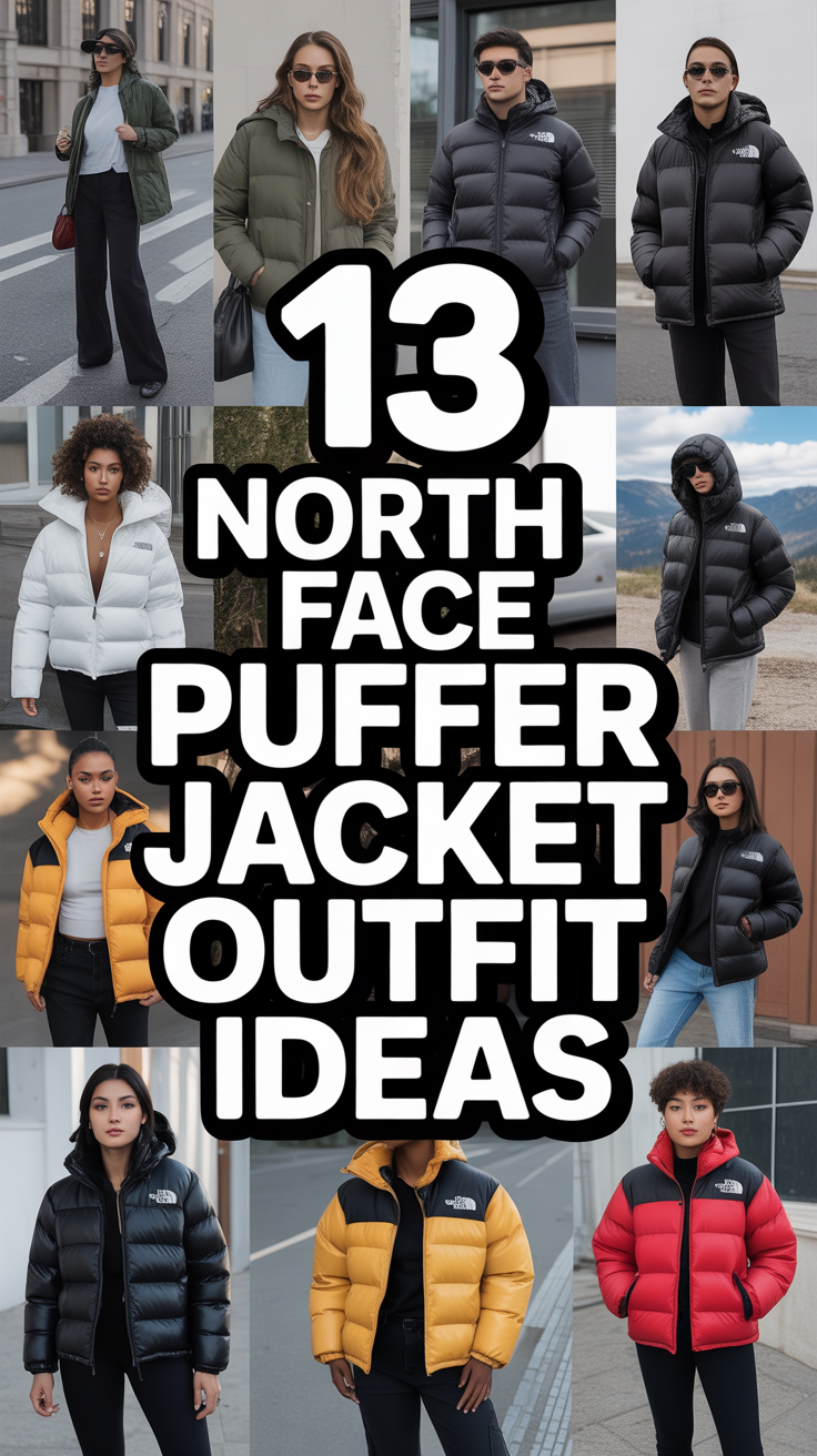 🧥 13 North Face Puffer Jacket Outfit Ideas