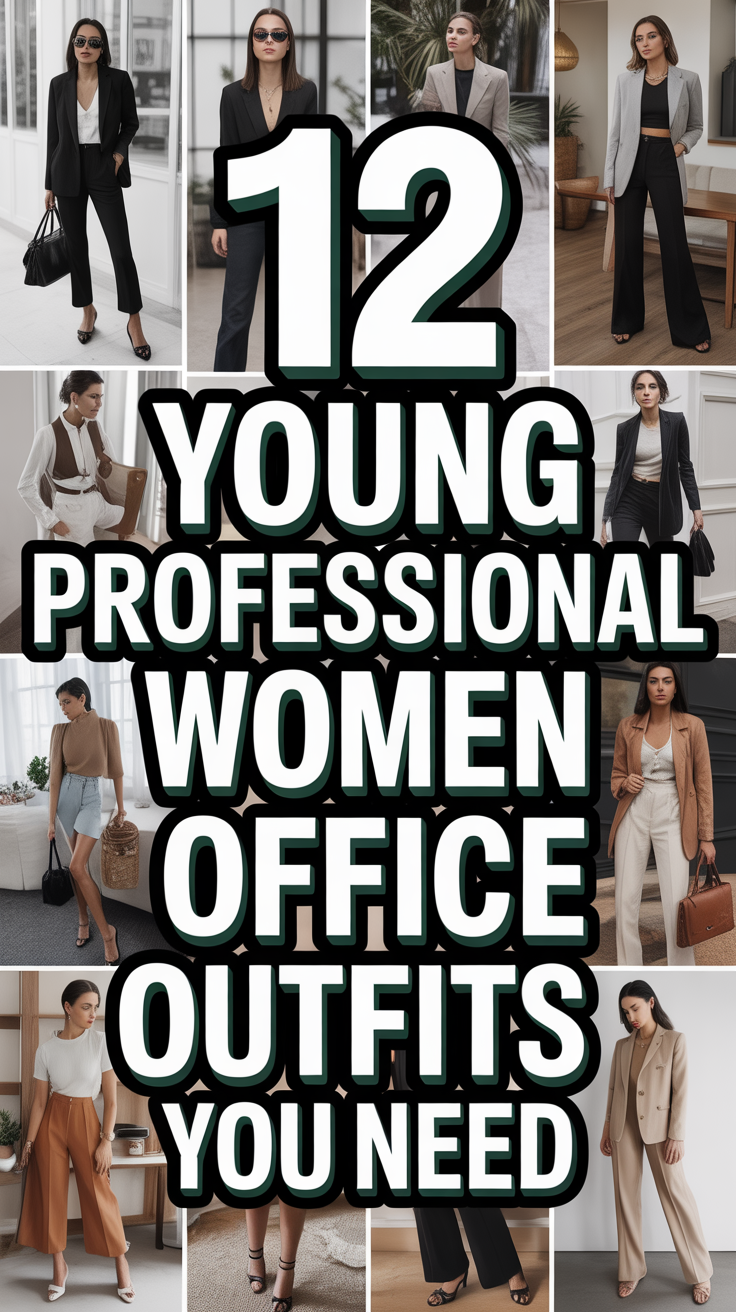 ✨ 12 Young Professional Women Office Outfits You Need
