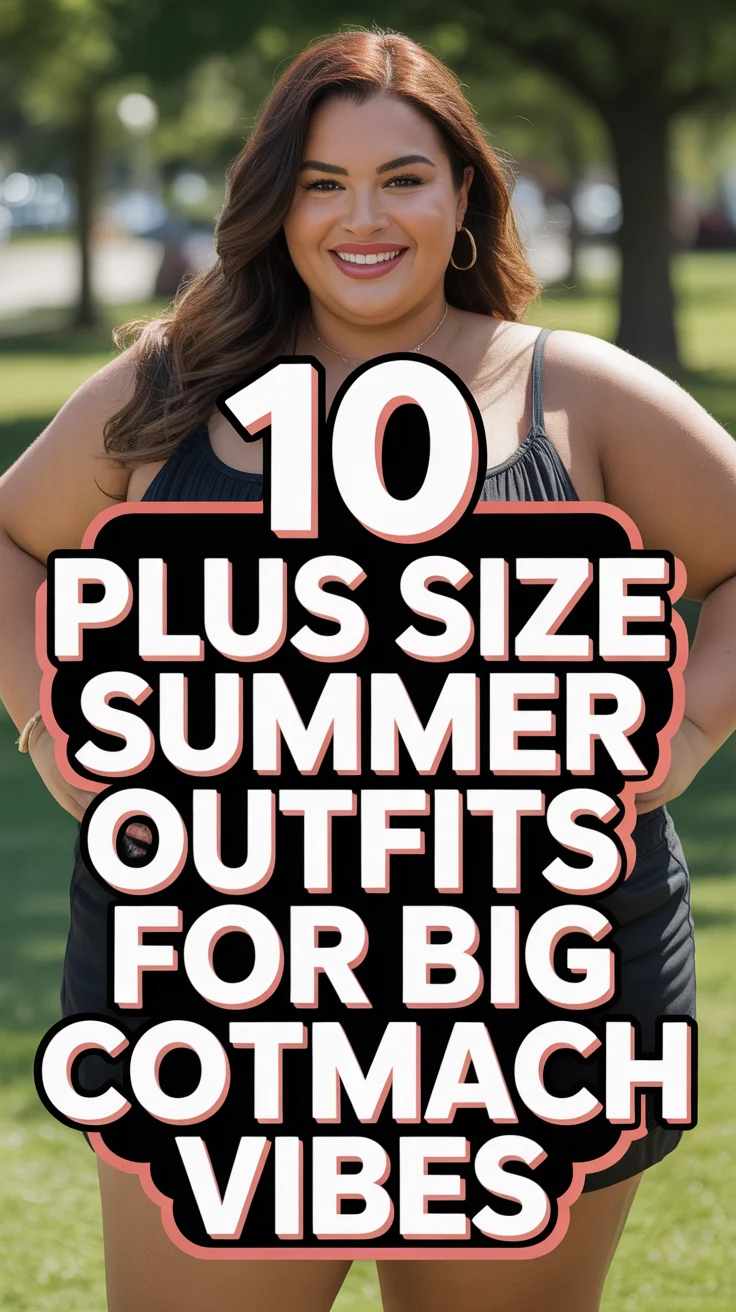 ✨ 10 Plus Size Summer Outfits for Big Stomach Vibes