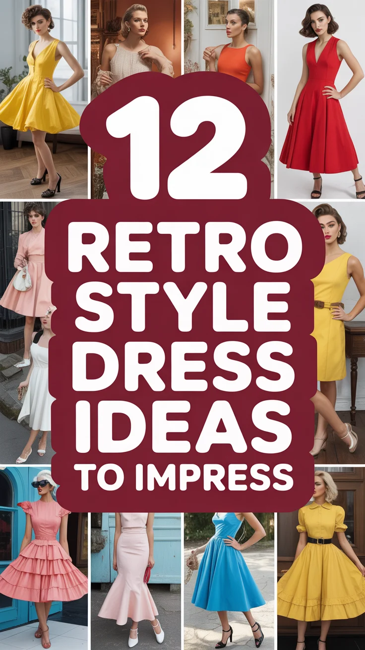 👗 12 Retro Style Dress Ideas to Impress