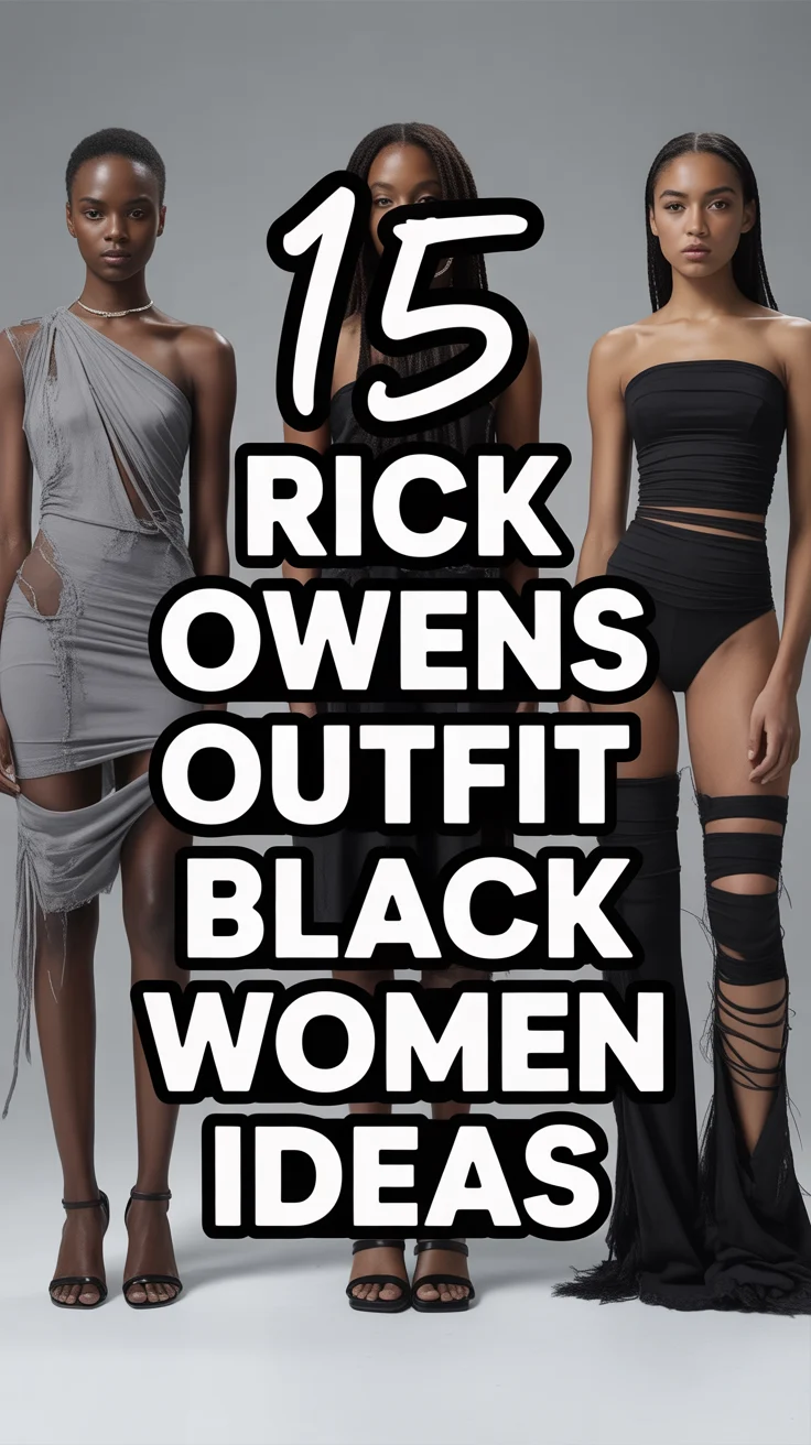 🖤 15 Rick Owens Outfit Black Women Ideas