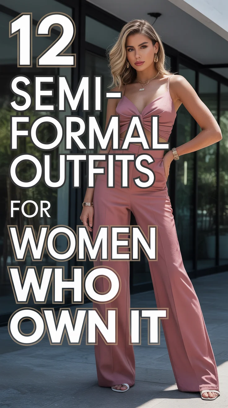 👗 12 Semi Formal Outfits For Women Who Own It