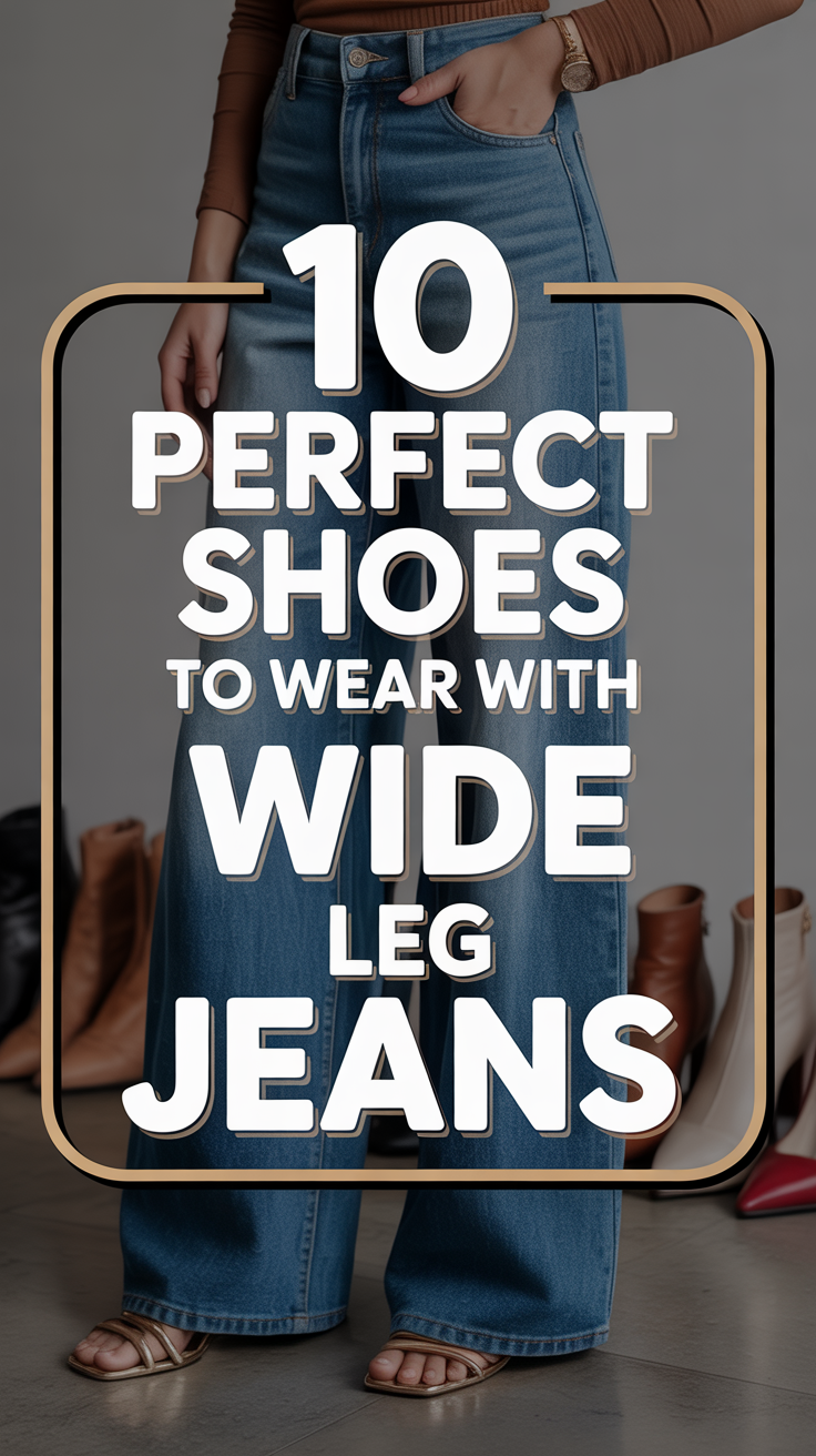 ✨ 10 Perfect Shoes To Wear With Wide Leg Jeans