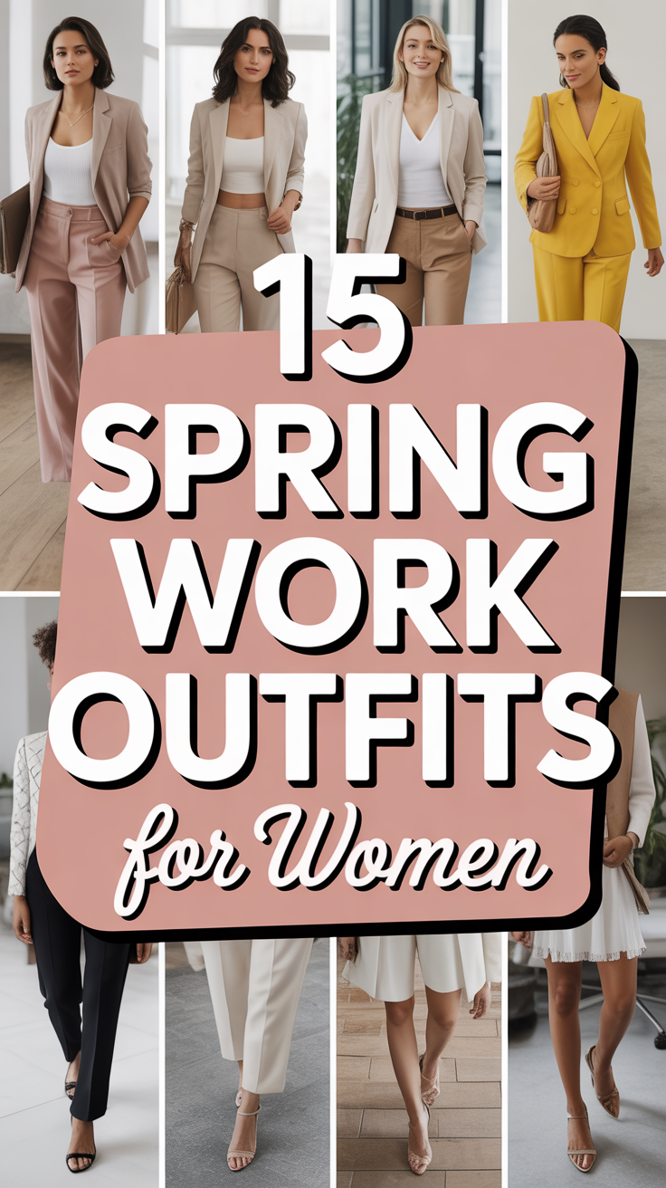 🌸 15 Spring Work Outfits For Women