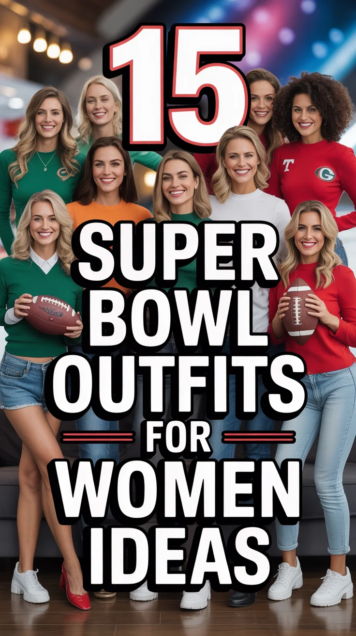 🏈 15 Super Bowl Outfits For Women Ideas