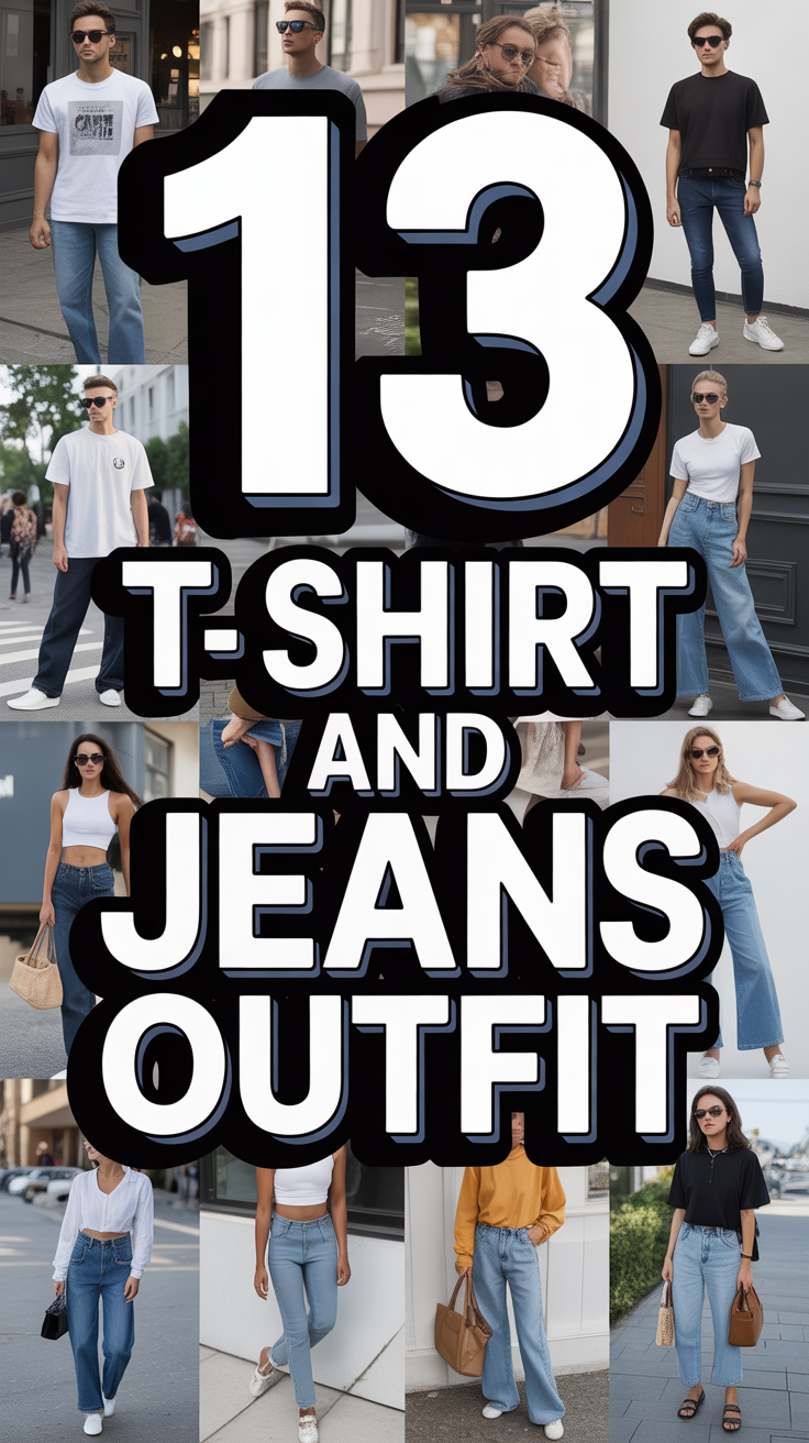 👖 13 T Shirt And Jeans Outfit