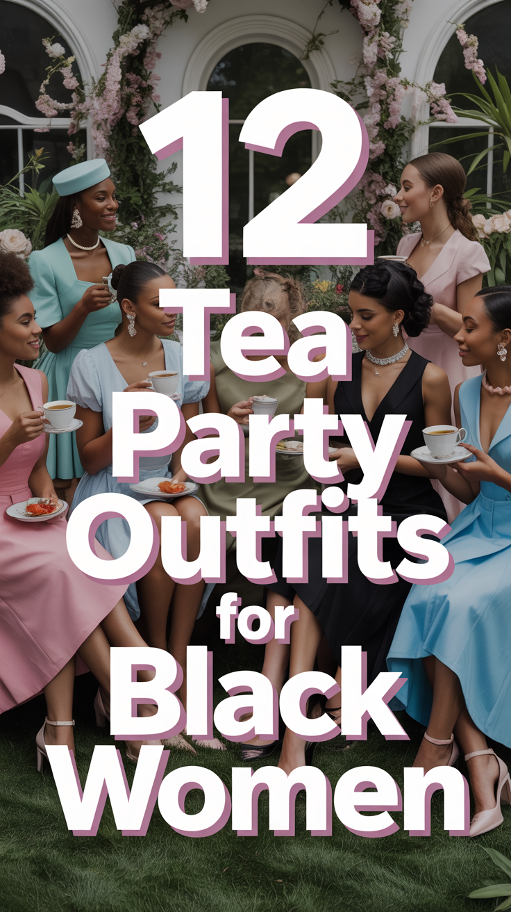 👗 12 Tea Party Outfits For Black Women