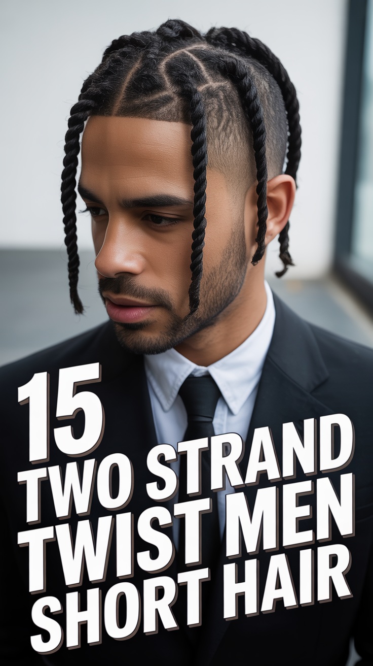 💈 15 Two Strand Twist Men Short Hair