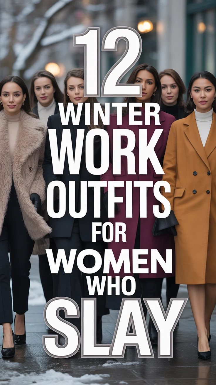 ❄️ 12 Winter Work Outfits for Women Who Slay