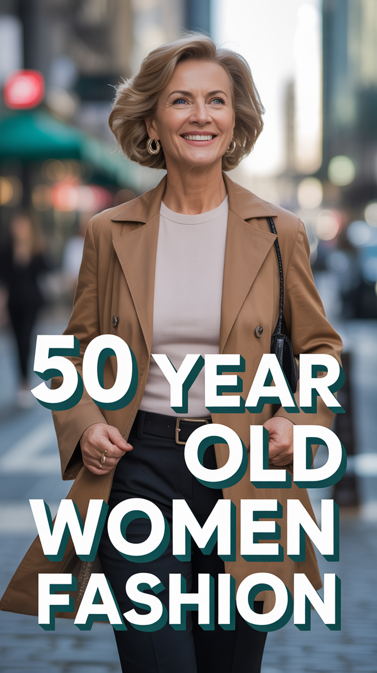 ✨ 50 Year Old Women Fashion