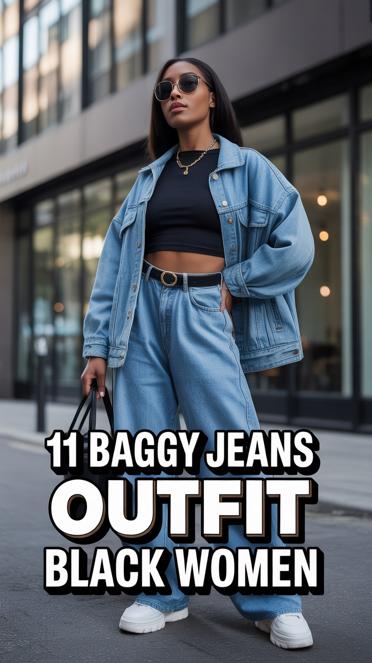 👖 11 Baggy Jeans Outfit Black Women