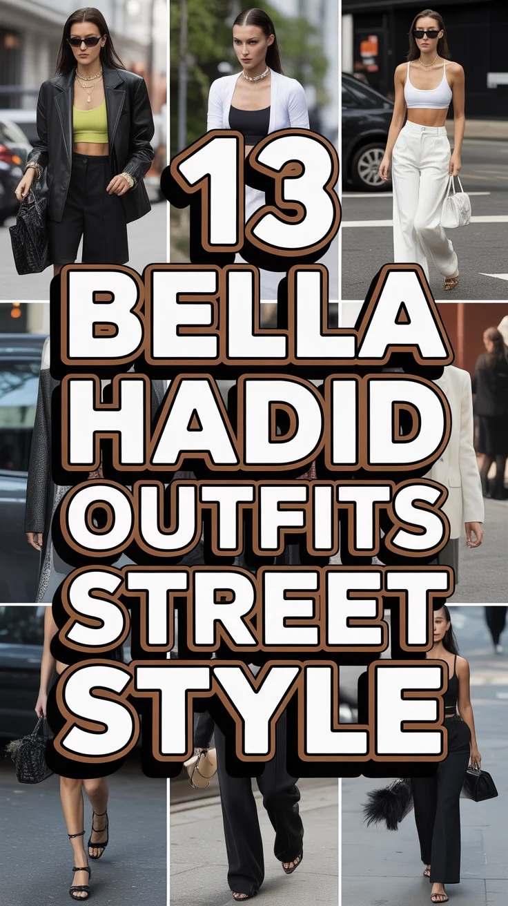 ✨ 13 Bella Hadid Outfits Street Style