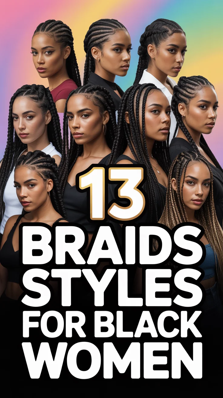 🤵🏿 13 Braids Styles For Black Women