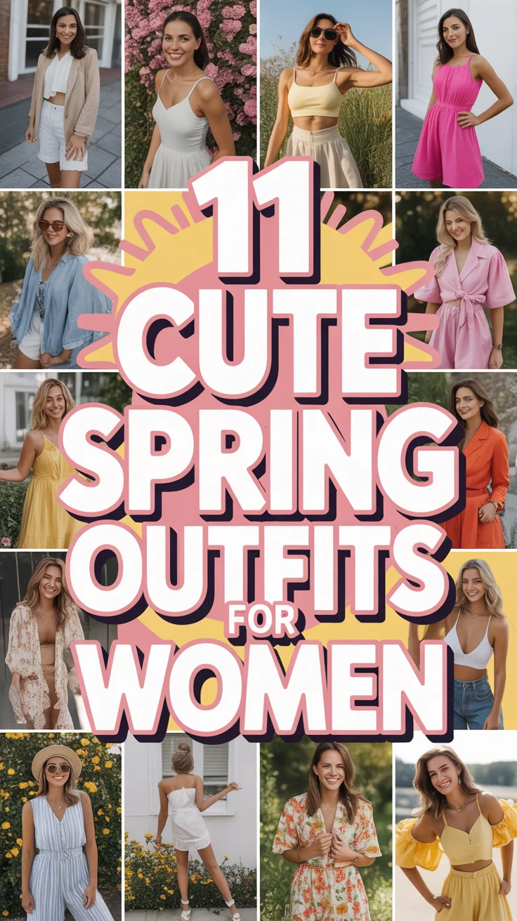 🌸 11 Cute Spring Outfits For Women
