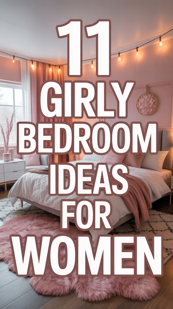 💕 11 Girly Bedroom Ideas For Women