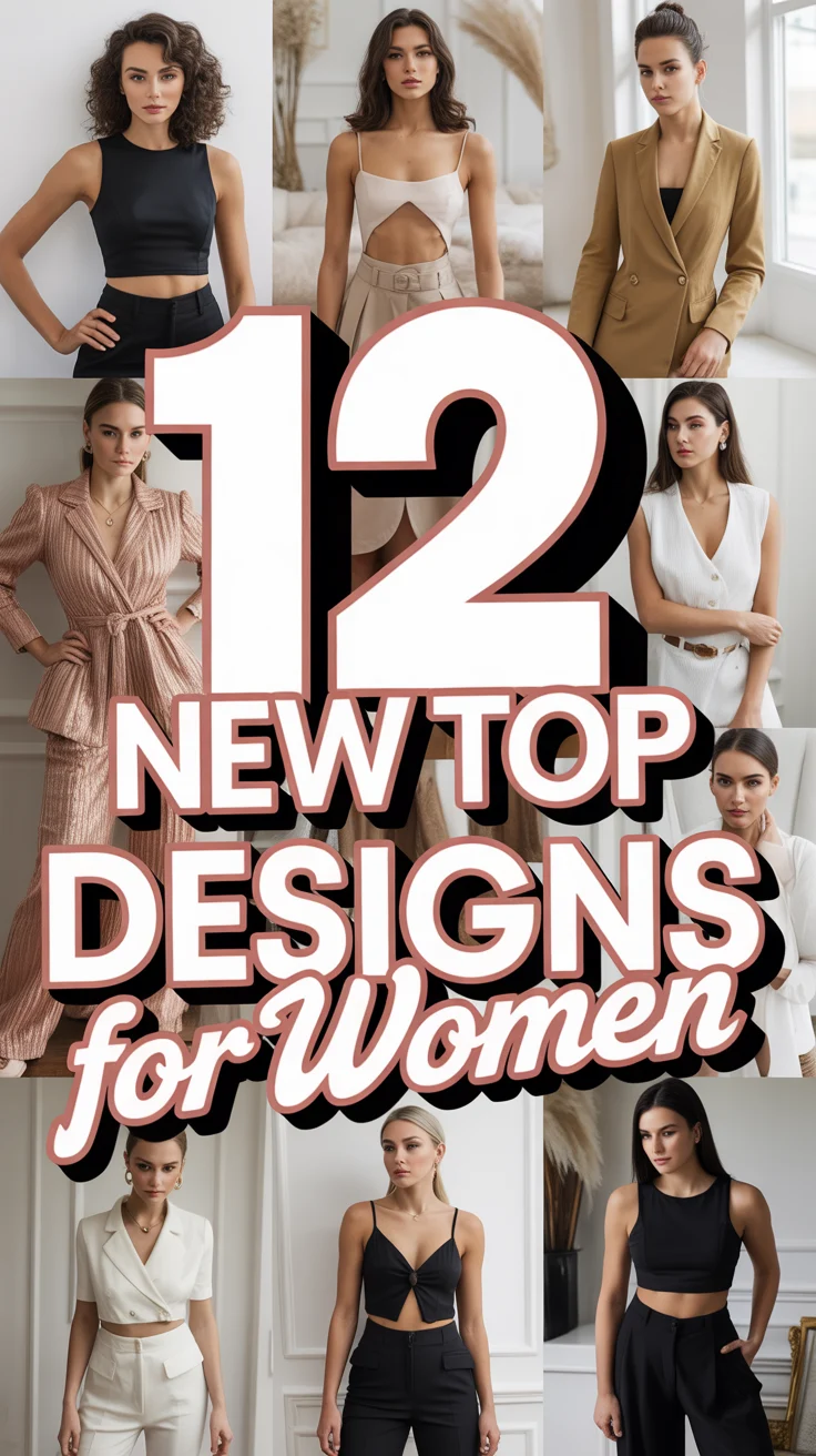 ✨ 12 New Top Designs For Women