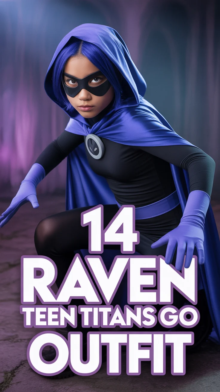 💜 14 Raven Teen Titans Go Outfit
