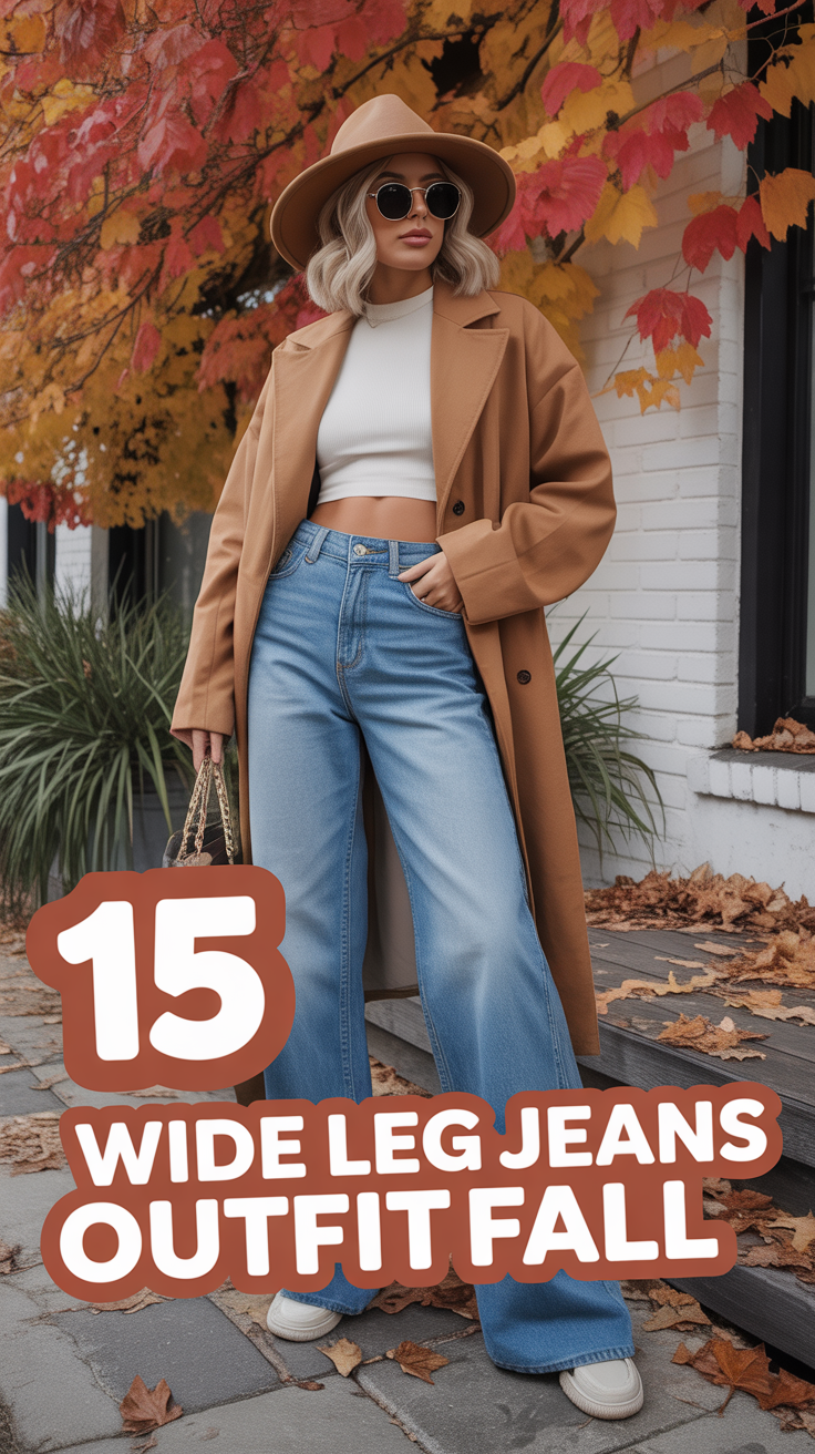 👔 15 Wide Leg Jeans Outfit Fall