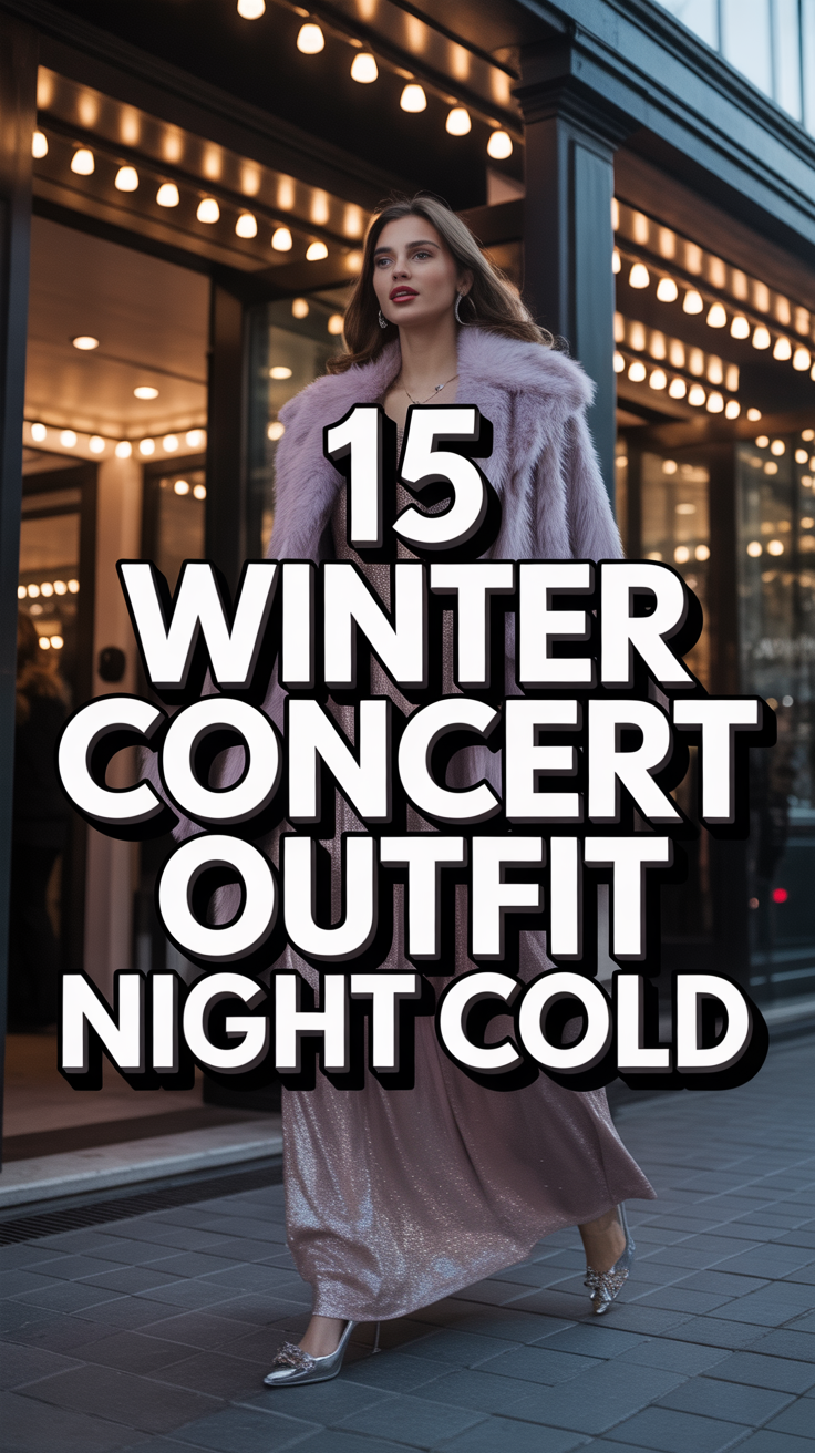 🎶 15 Winter Concert Outfit Night Cold