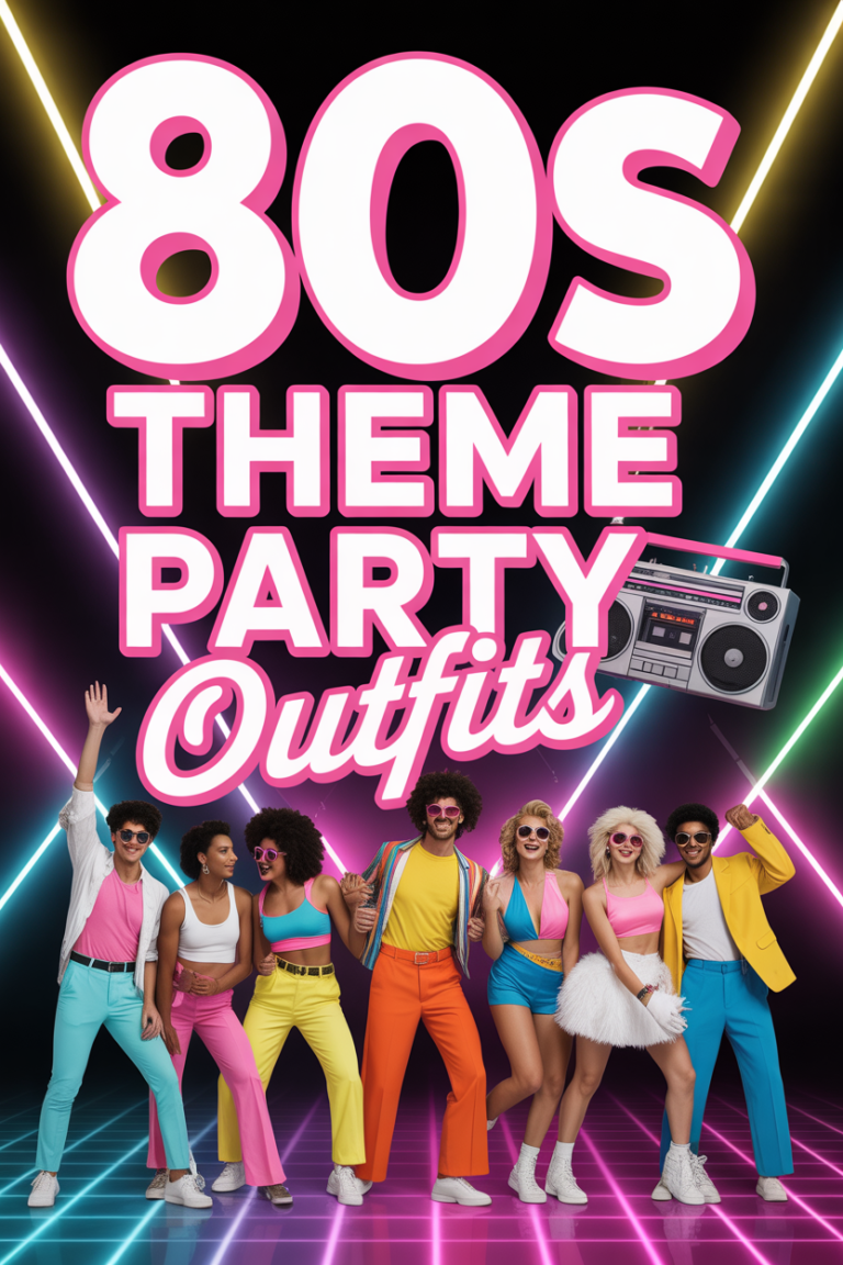 🎧 80S Theme Party Outfits
