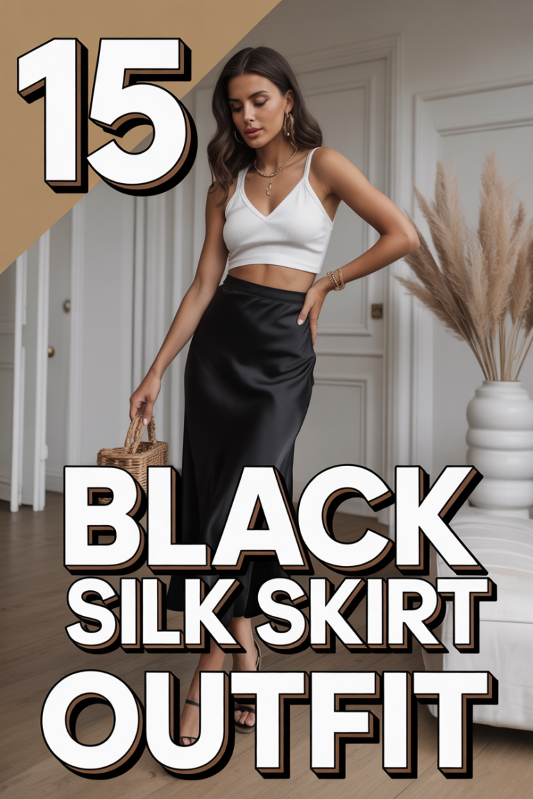 👗 15 Black Silk Skirt Outfit