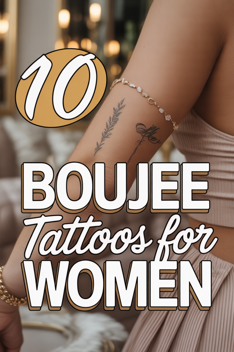 💎 10 Boujee Tattoos For Women
