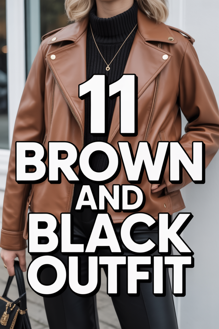 🤎 11 Brown And Black Outfit