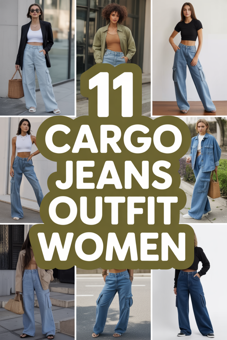 👖 11 Cargo Jeans Outfit Women