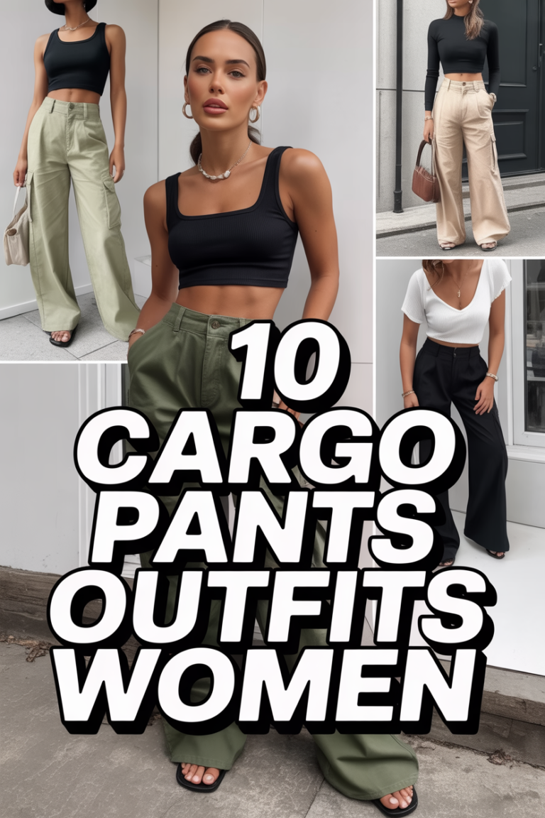 ✨ 10 Cargo Pants Outfits Women