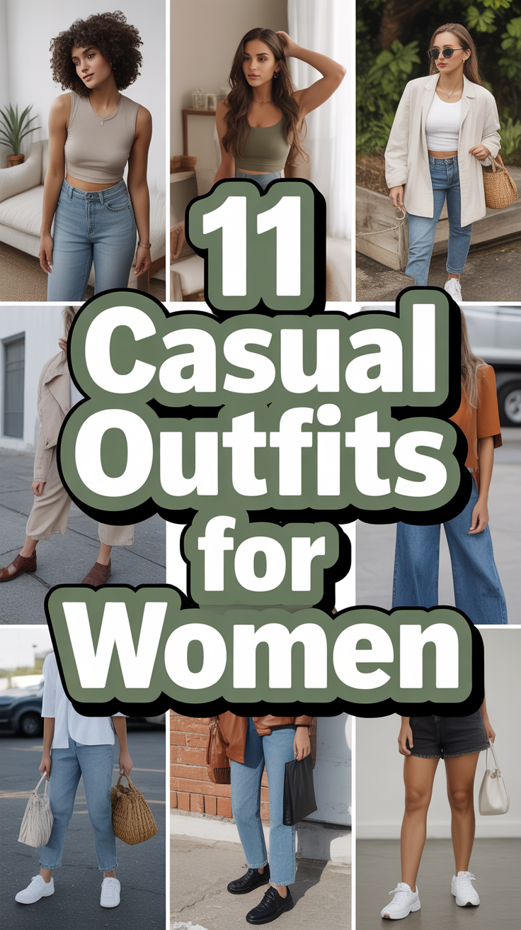 👕 11 Casual Outfits For Women