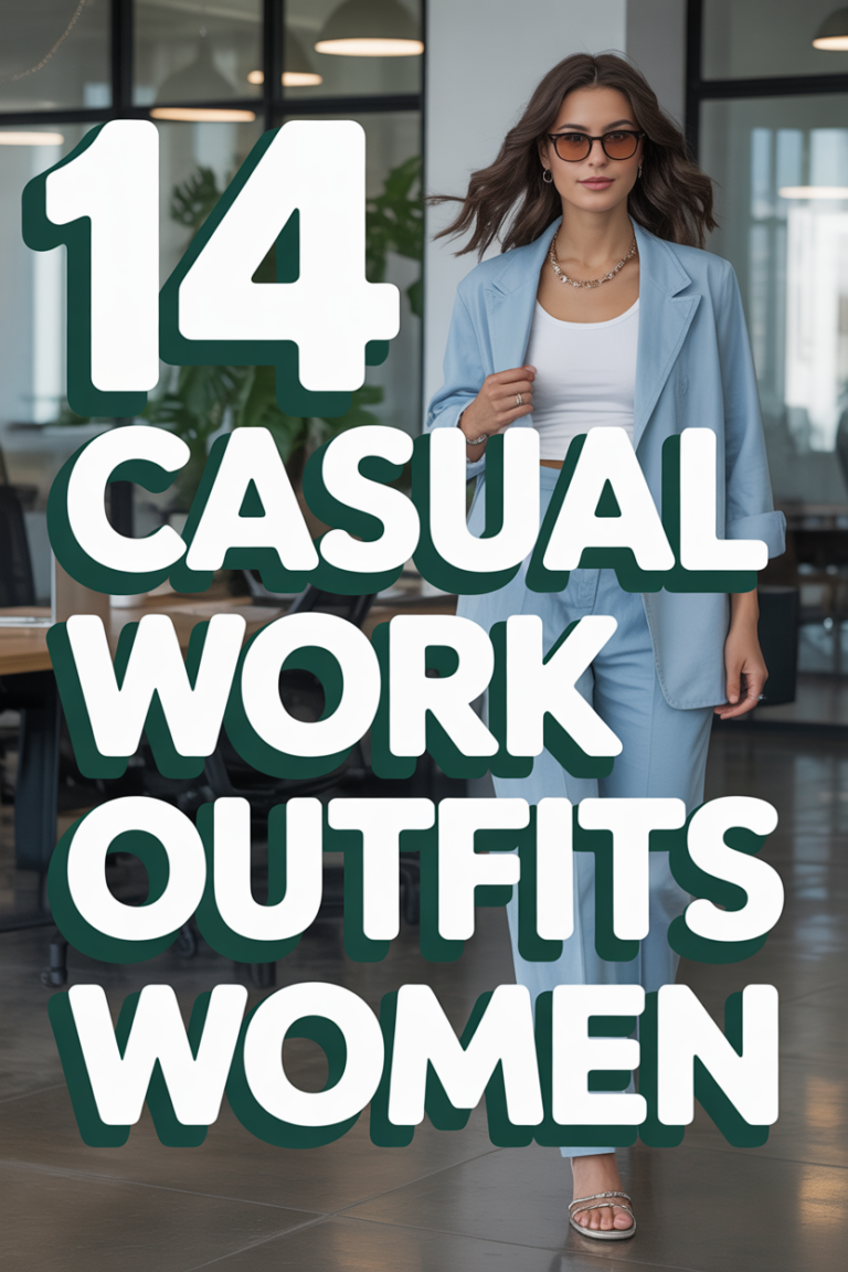 👚 14 Casual Work Outfits Women
