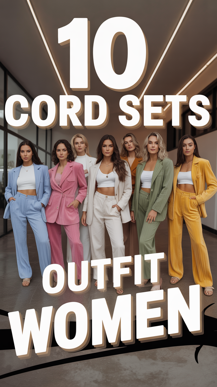 ✨ 10 Cord Sets Outfit Women