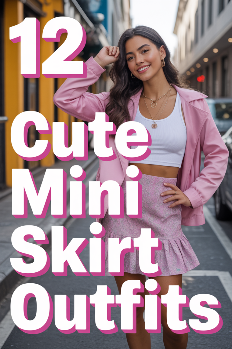 💃 12 Cute Mini Skirt Outfits