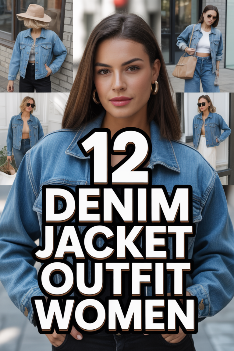 👕 12 Denim Jacket Outfit Women