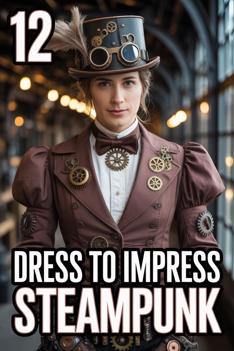 🎩 12 Dress To Impress Steampunk