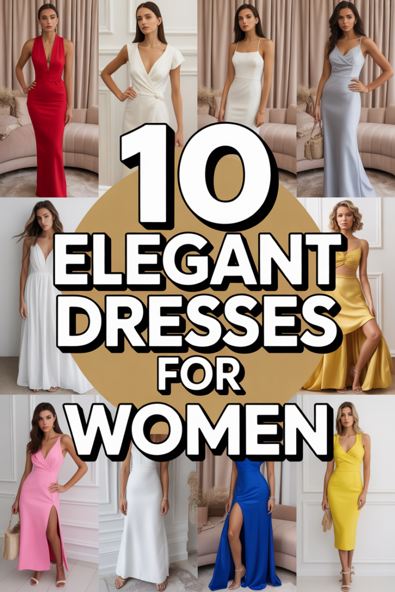 ✨ 10 Elegant Dresses For Women