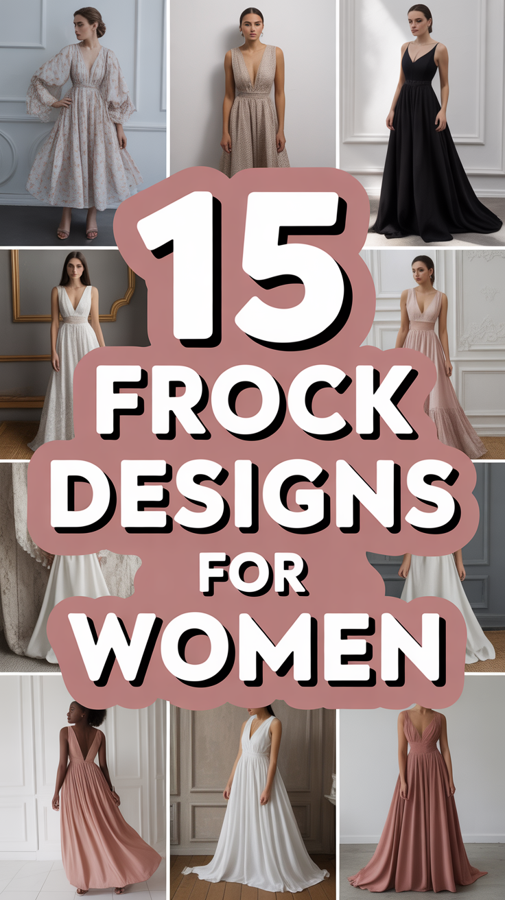 👗 15 Frock Designs For Women