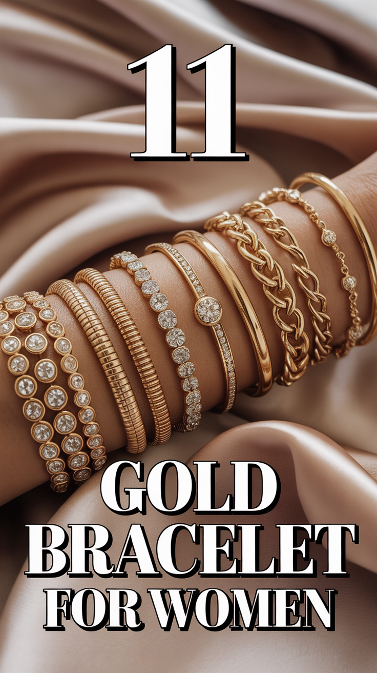 ✨ 11 Gold Bracelet For Women