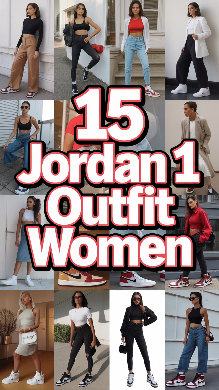 👟 15 Jordan 1 Outfit Women