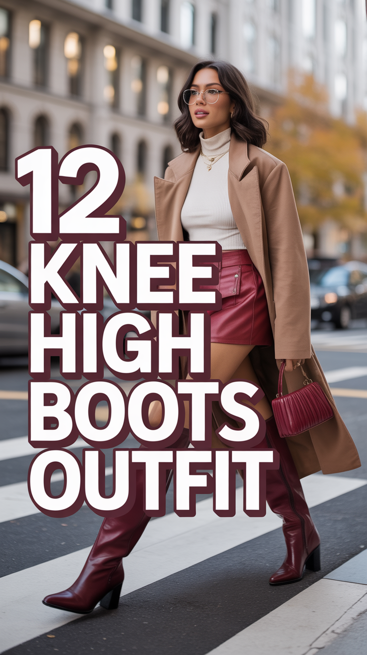 👢 12 Knee High Boots Outfit