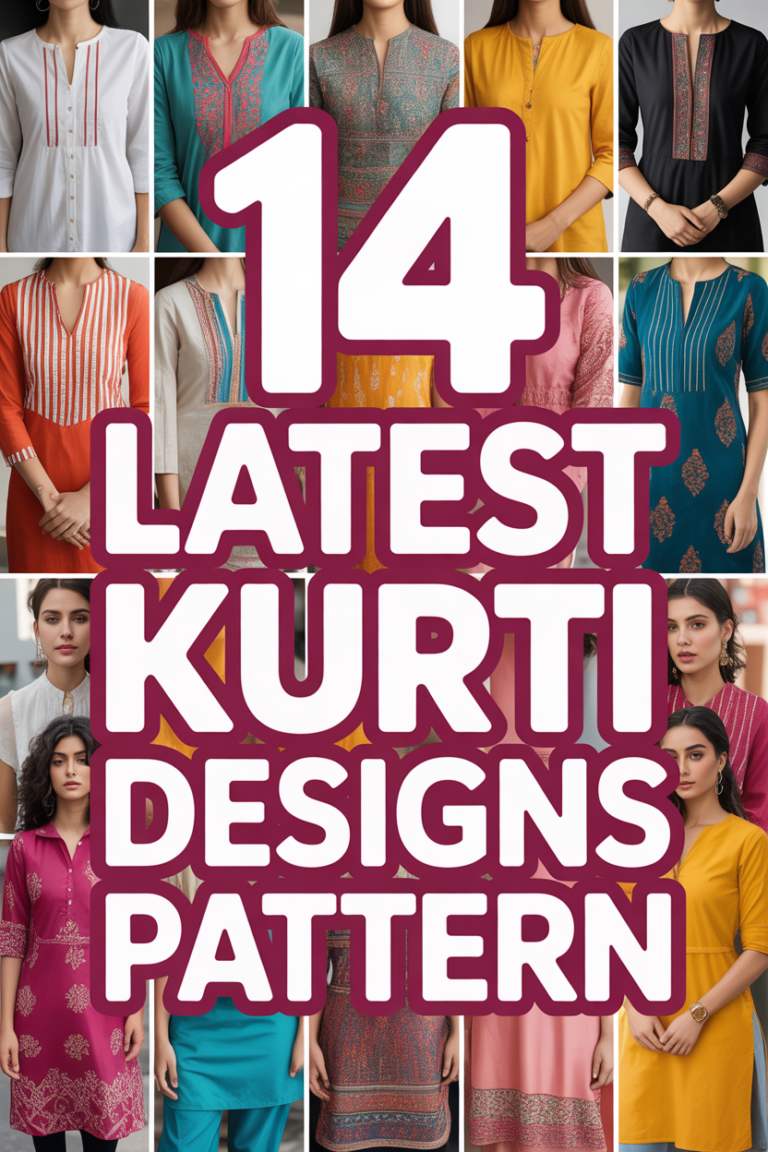 👗 14 Latest Kurti Designs Pattern