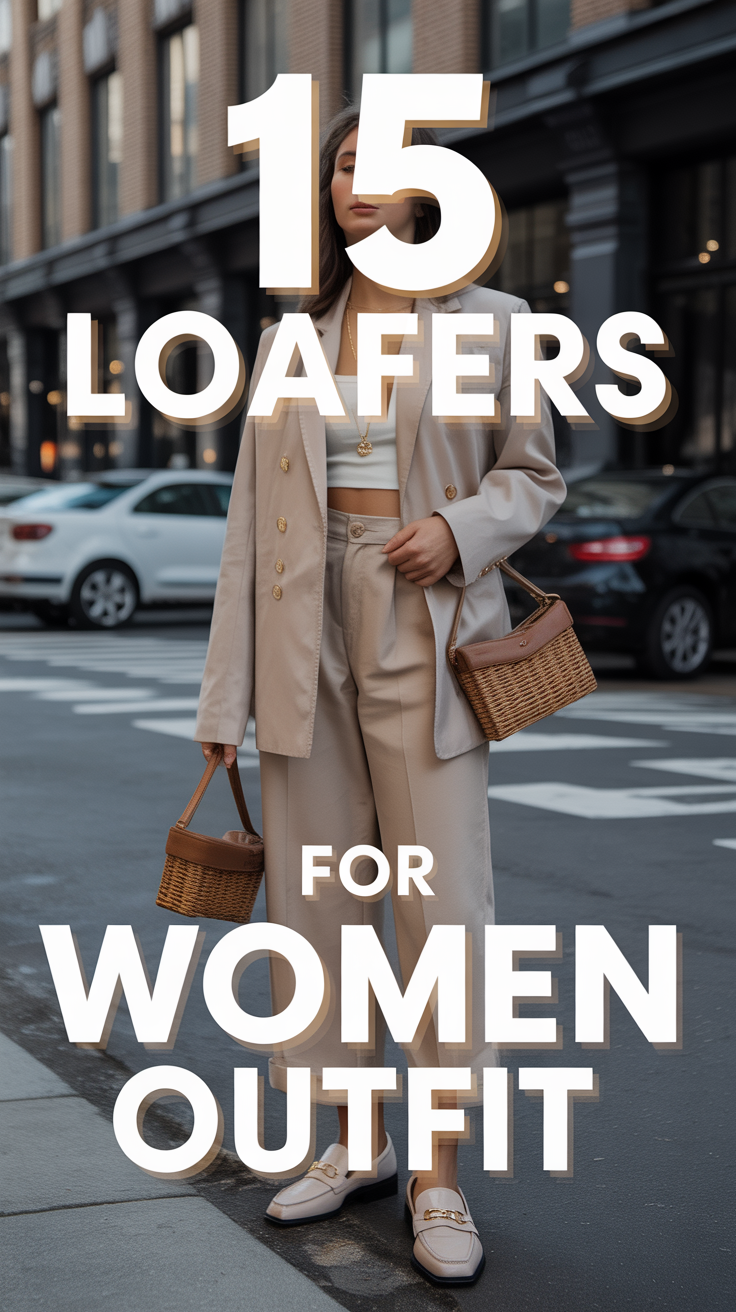 👞 15 Loafers For Women Outfit