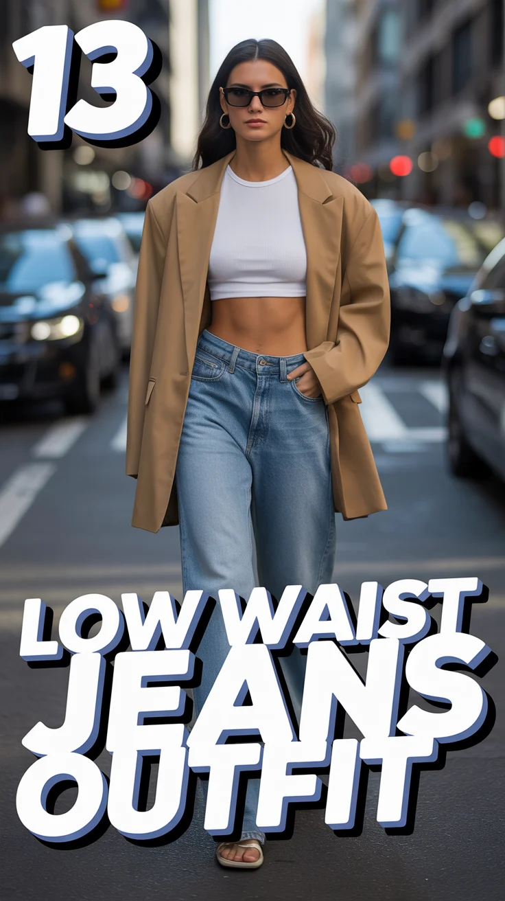 👔 13 Low Waist Jeans Outfit