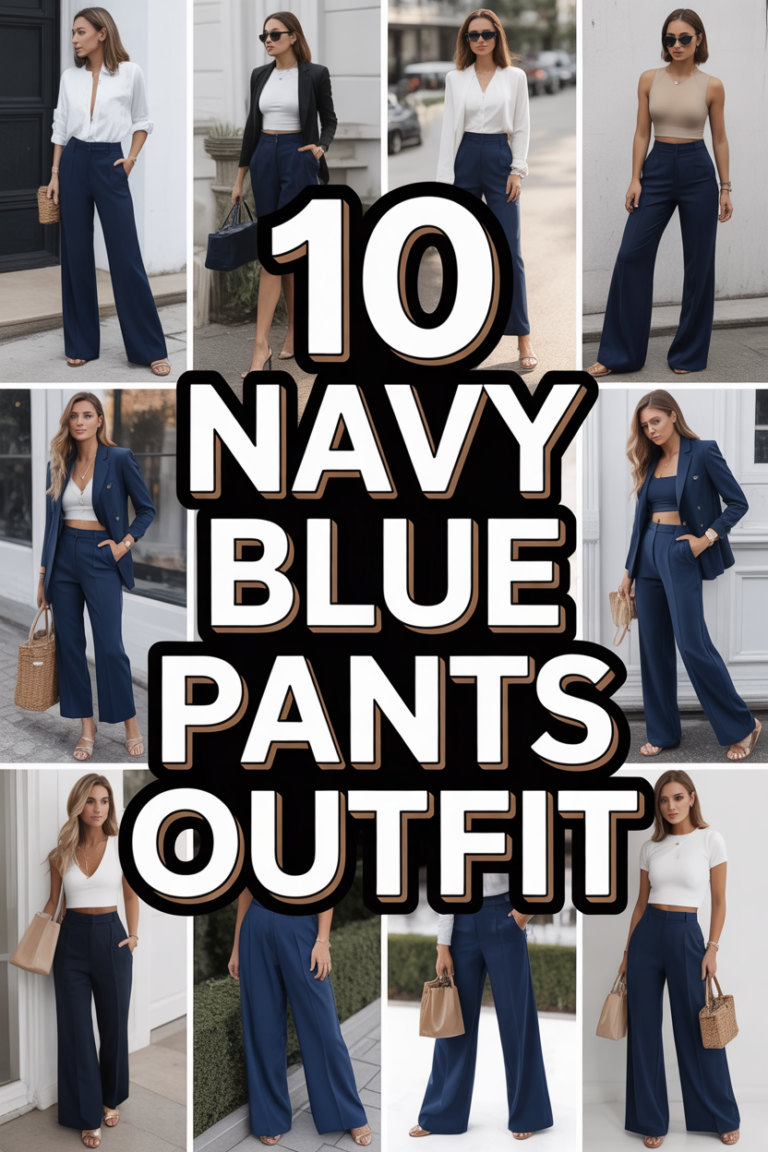 👖 10 Navy Blue Pants Outfit