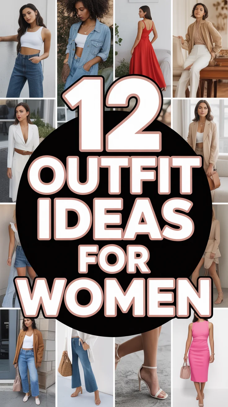 ✨ 12 Outfit Ideas For Women