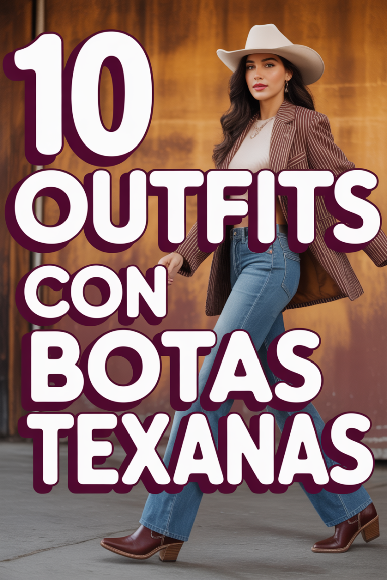 👢 10 Outfits Con Botas Texanas