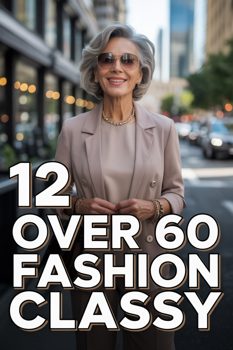 ✨ 12 Over 60 Fashion Classy