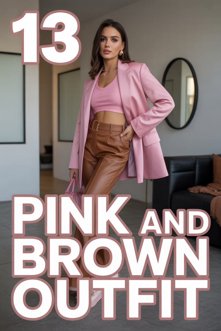 💖 13 Pink And Brown Outfit
