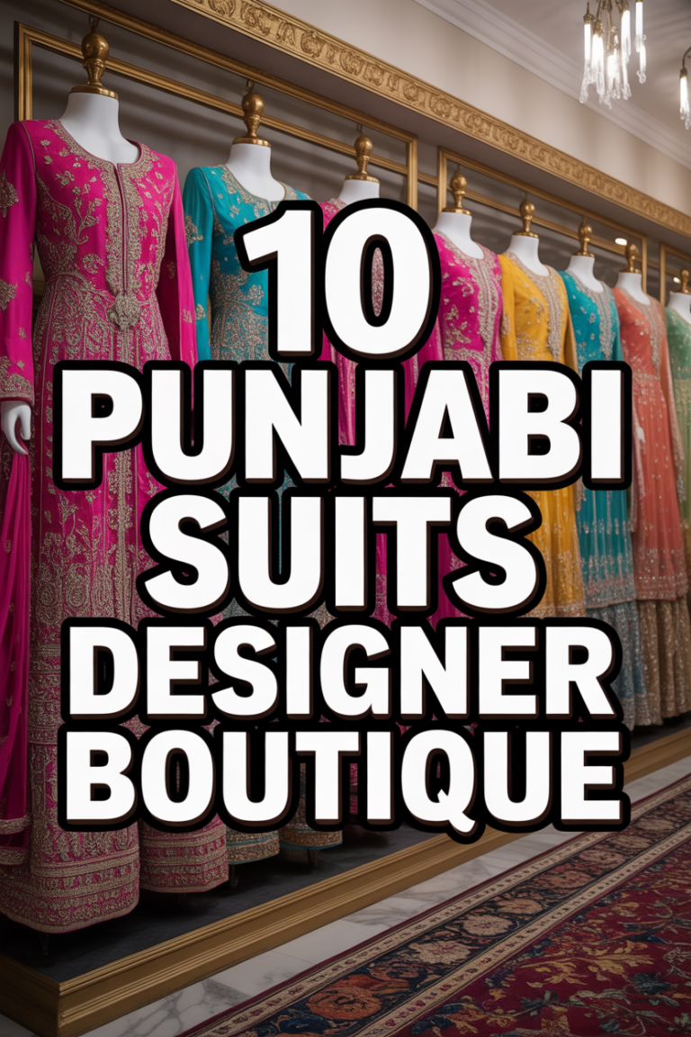 ✨ 10 Punjabi Suits Designer Boutique